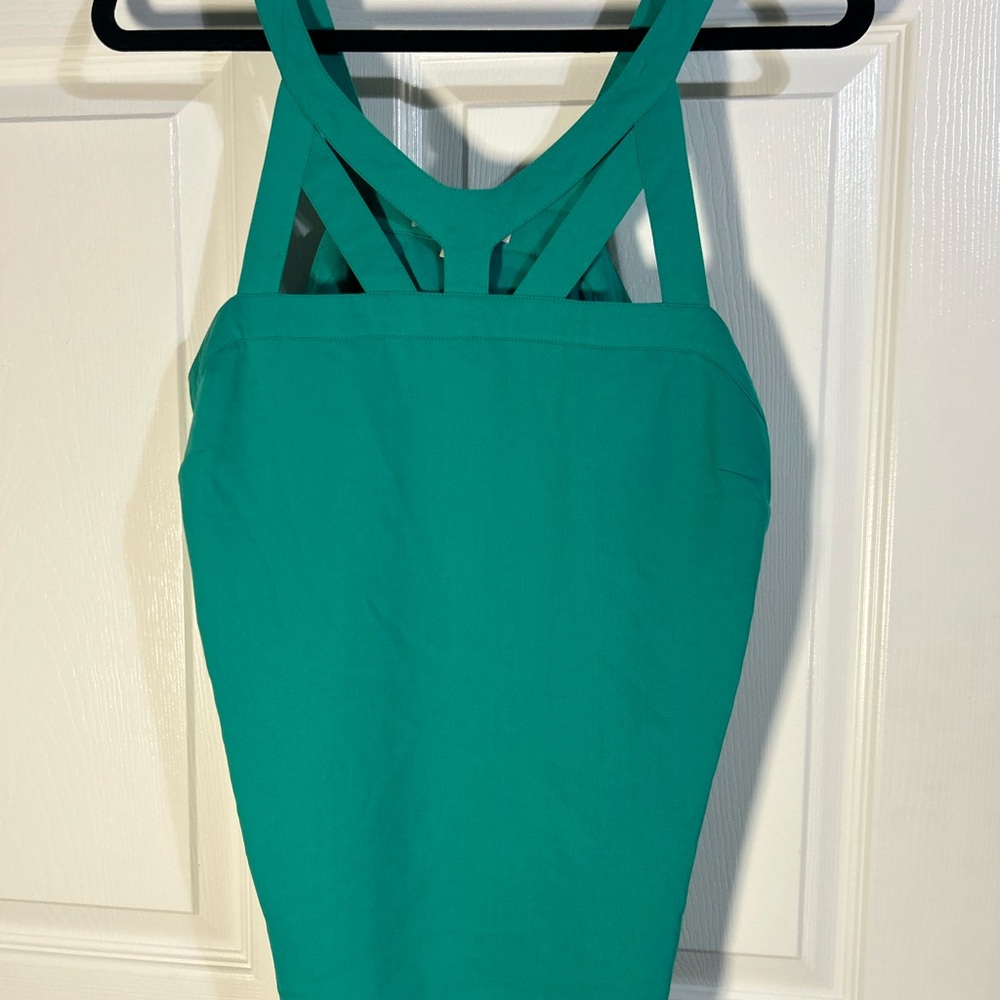Banana Republic Vibrant Green Strappy Top‎